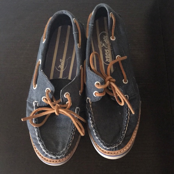 denim sperrys